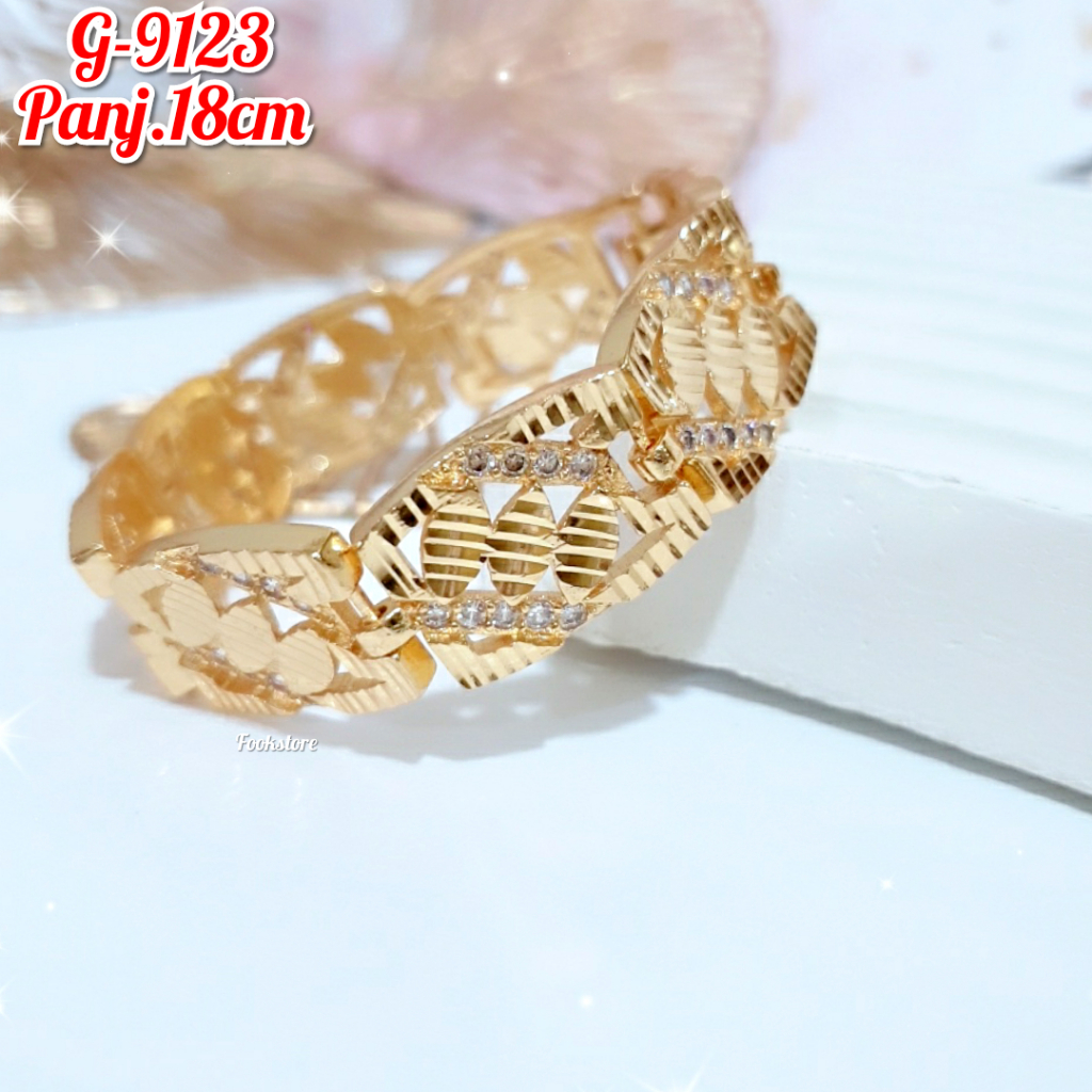 GELANG RANTAI DEWASA PERHIASAN IMPORT ANTI ALERGI/G-9123