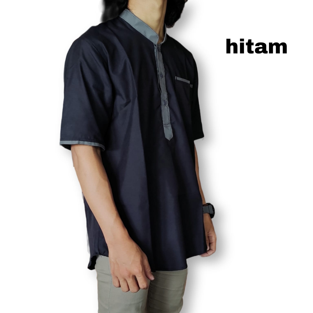 Baju_pria Kurta polos size M L XL XXL