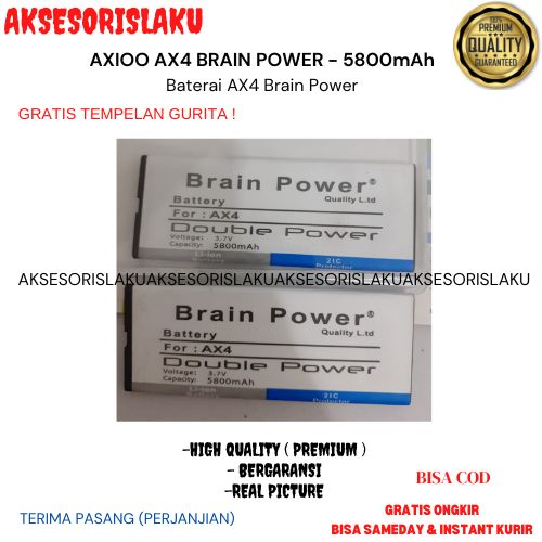 Baterai AXIOO AX4 BRAIN POWER