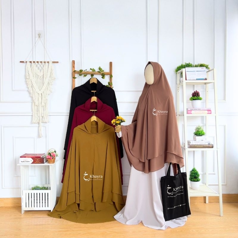 KHIMAR BASIC SOFTPAD CERUTY BY KHAYRA MUSLIMAH