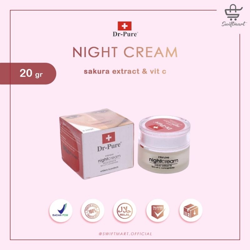ECER DR PURE DAY CREAM |DR PURE NIGHT CREAM | DR PURE BPOM ORIGINAL