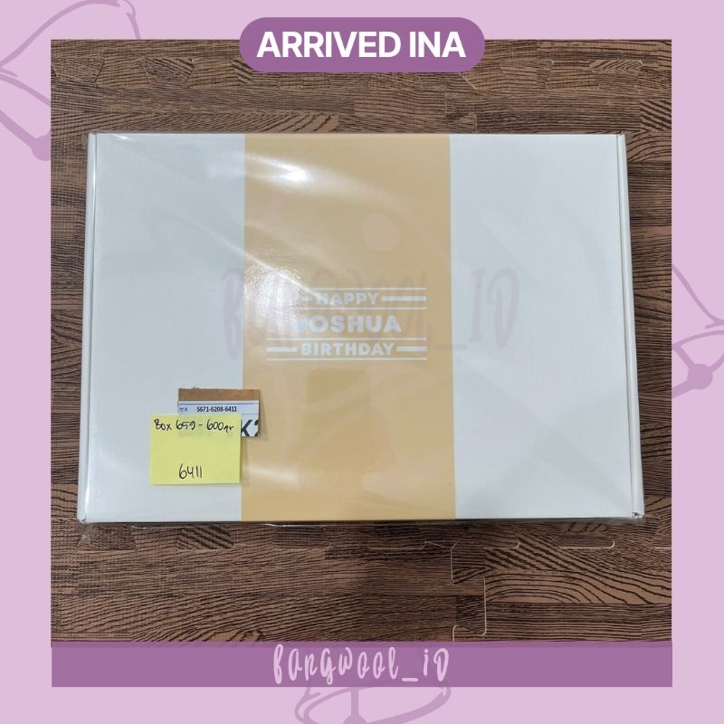 [PELUNASAN] SHARING SVT JOSHUA BIRTHDAY BOX