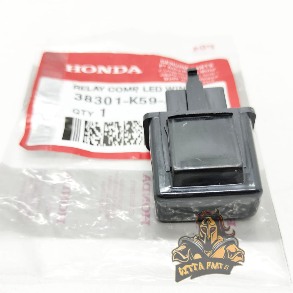 FLASHER RELAY COMP WINKER SEN LED HONDA AHM K59 KUALITAS ASLI ORIGINAL HONDA AHM PRESISI BERFUNGSI DENGAN BAIK DAN DIJMAIN AWET FLASER FLESER  VARIO 125 LED VARIO 150 LED PCX 150