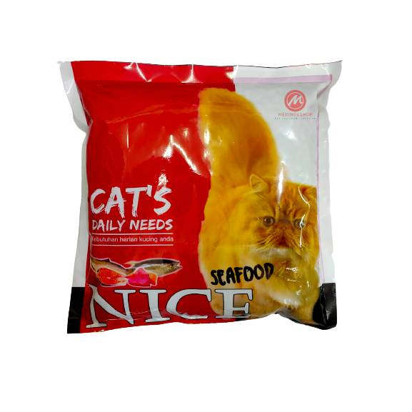 Makanan Kucing Nice Kemasan 500gr