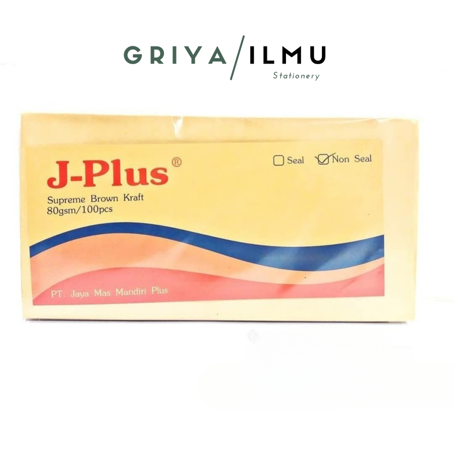 

Amplop Coklat Kraft B Super Kabinet J PLUS Seal/Non Seal (005021)/(005016)