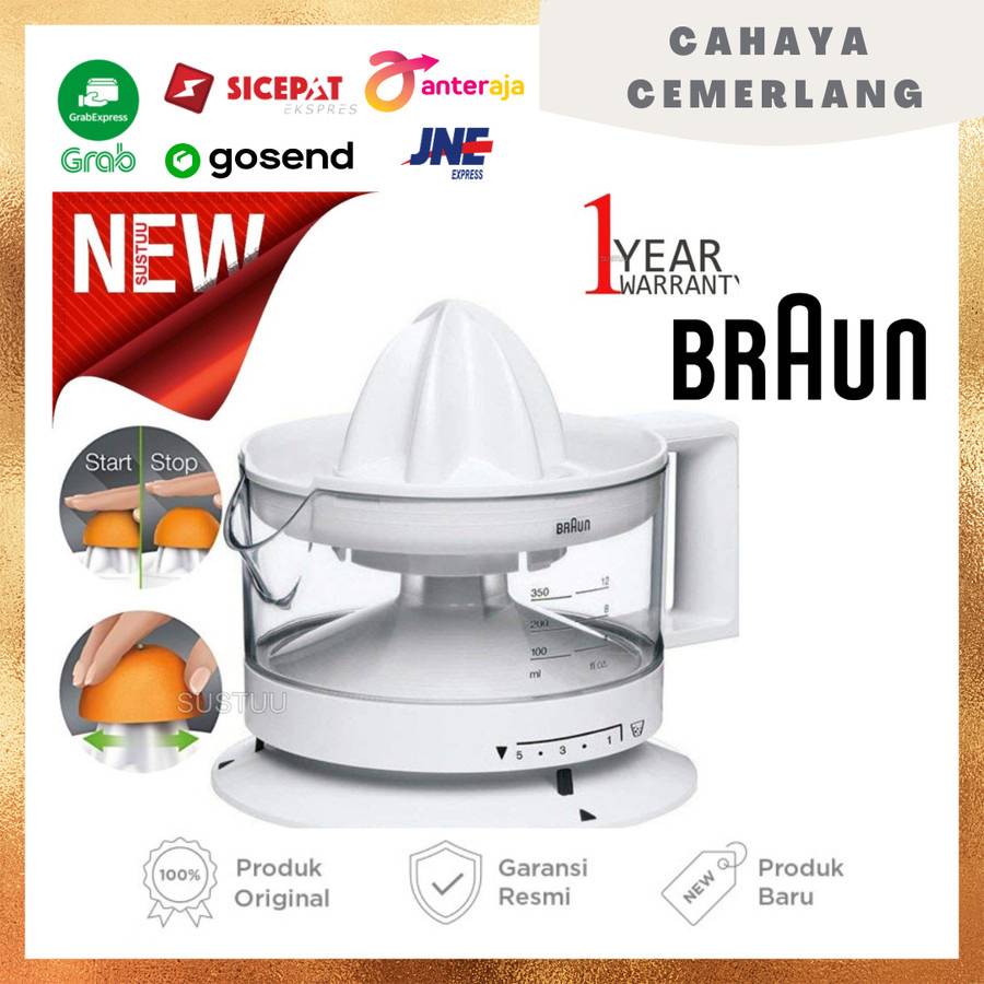 Braun CJ 3000 Tribute Collection Electric Citrus Juicer