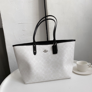 Coach 91381 Double Sided Shopping Bag Mother Opening Tote Bag Handbag Messenger Bag  gwd