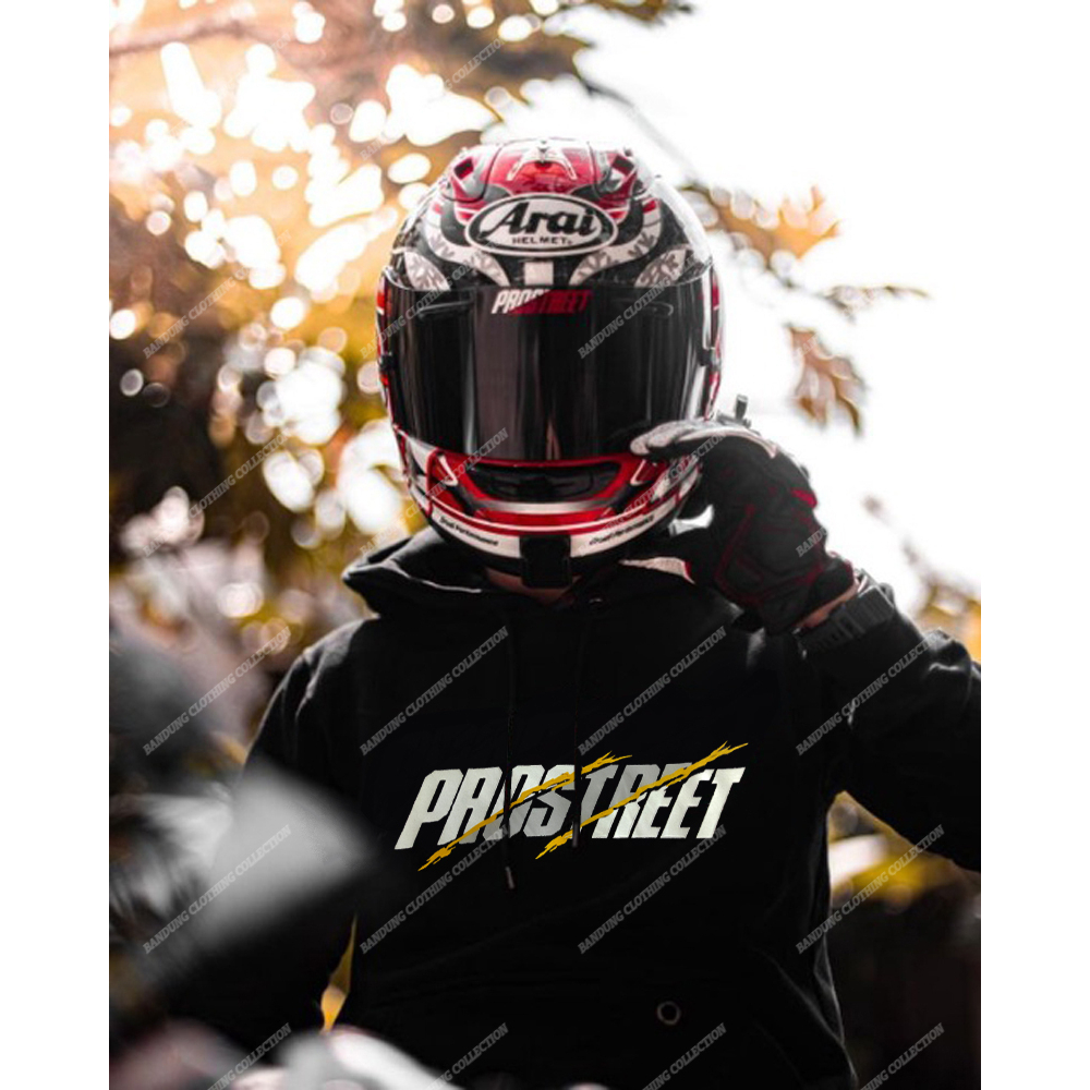 PROSTREET WHITE DEVIL HOODIE PRIA WANITA 2023 STYLE KEKINIAN BAHAN KATUN