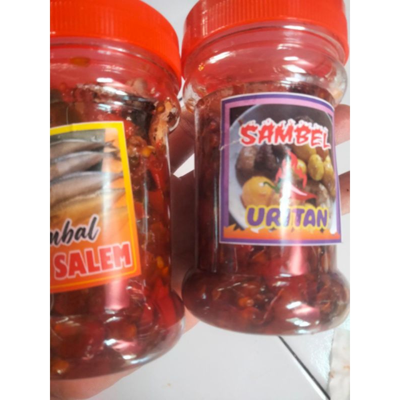 

sambal uritan ayam kemasan botol 150 ml