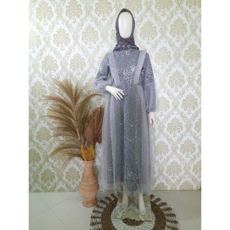 gamis shakira/gamis terbaru/gamis kombinasi