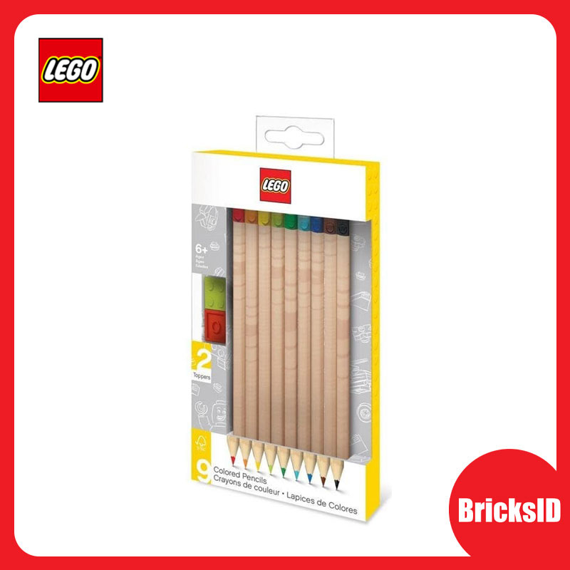 

LEGO Stationery 51515 Colored Pencils with Toppers