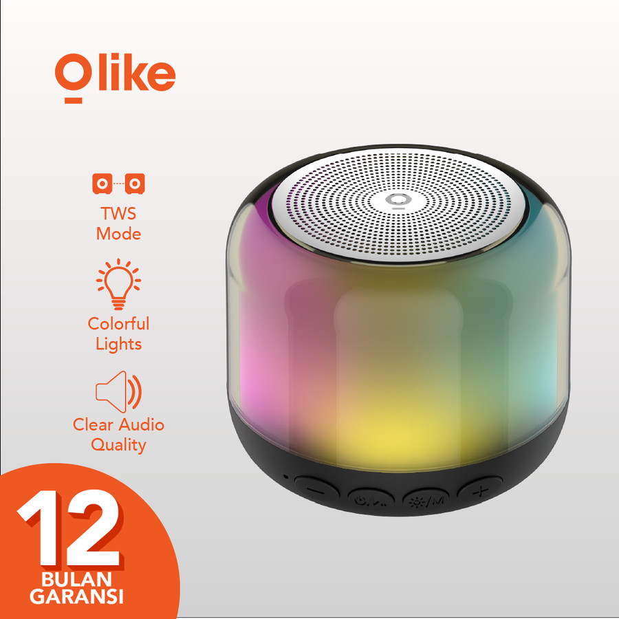 Olike SF1 Portable Speaker Colorful RGB Light Bluetooth 5.0 Smart TWS