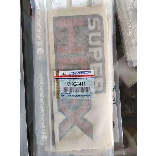 Stiker Canter SUPER HD-X