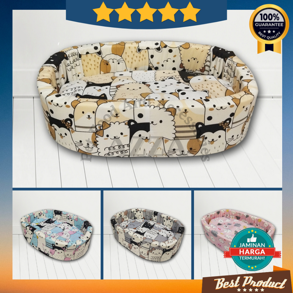 Kasur Kucing Anjing Besar Motif Lucu Murah Kualitas Premium / Matras Kasur Kucing Anjing Murah / Kasur Hewan empuk / Aksesoris Hewan Kasur Kucing / Kasur Kucing Anjing Motif