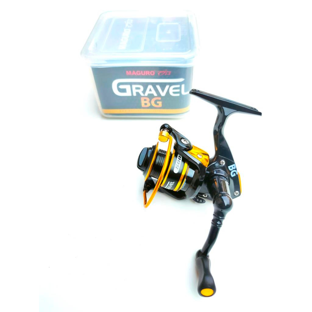 reel pancing maguro gravel 300 500 800 kecil ringan kuat