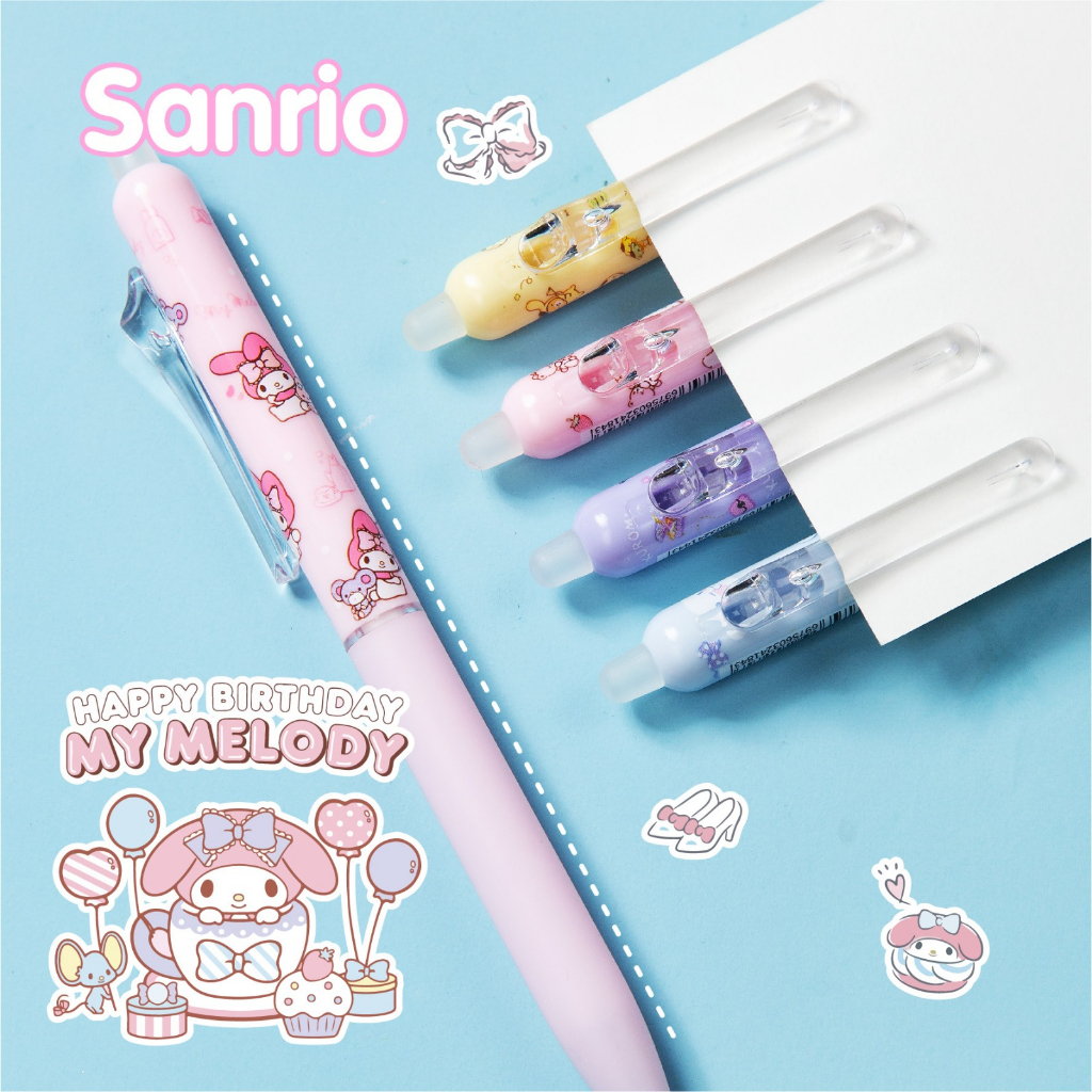 PULPEN PENGHAPUS MOTIF KARAKTER SANRIO ERASERABLE PEN GEL KOREA KOREAN KEKINIAN PULPEN LUCU PULPEN ANAK ALAT TULIS ALAT KANTOR MURAH BAGUS KEREN @banyak