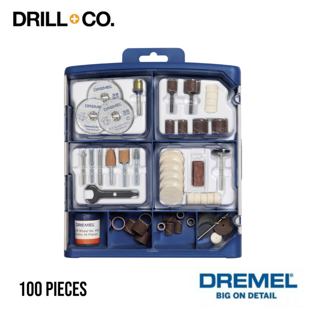 DREMEL 100 Pieces Multipurpose Accessory Set / Part Asesoris Serbaguna