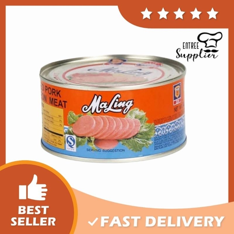 

Ma Ling Pork TTS Canned 170gr | Daging Ham Babi Maling Luncheon Pork