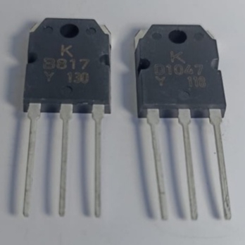 SET TR FINAL B817 D1047 ORIGINAL TRANSISTOR POWER AMPLIFIER AUDIO MOBIL