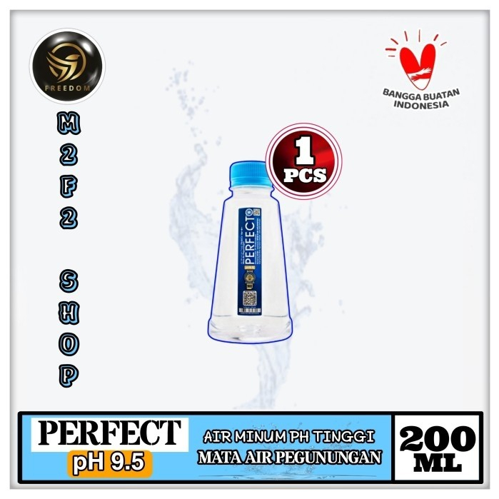 

Air Mineral Water Perfect Alkaline pH9.5 Botol Pet - 200 ml (Kemasan Satuan)