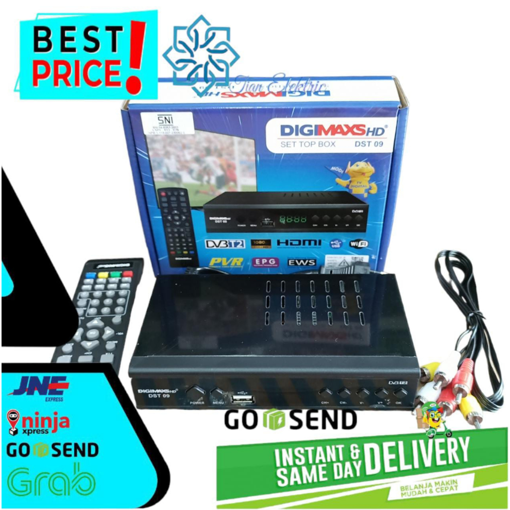 DIGIMAXS HD 10DST-09 Set Top Box TV Receiver