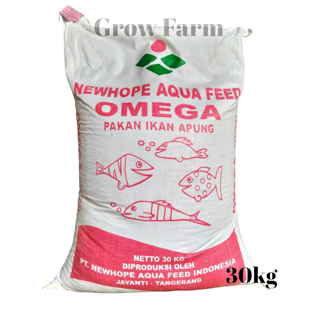 KARUNGAN 30KG OMEGA-2 Pakan Ikan Apung Newhope Aqua Feed Indonesia