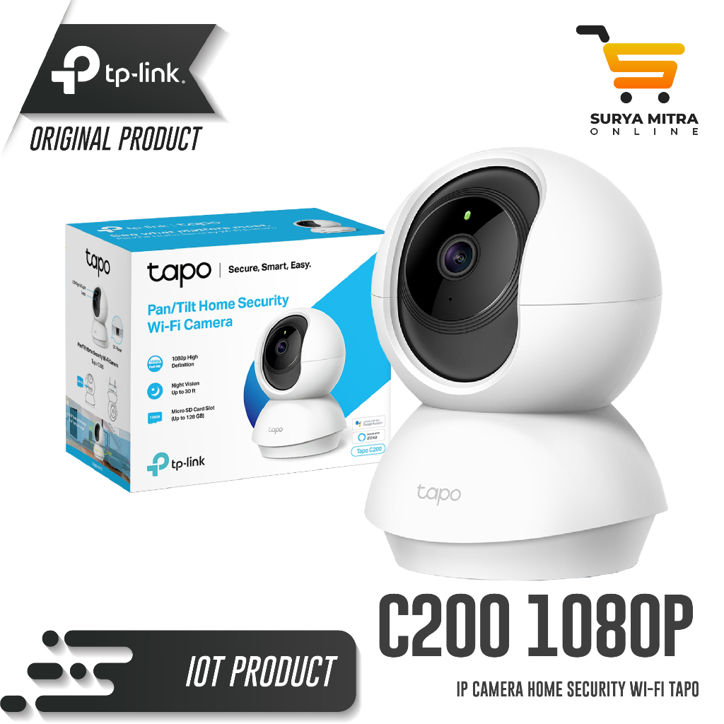 TP-LINK PanTilt Home Security Wi-Fi Camera Tapo C200  C-200