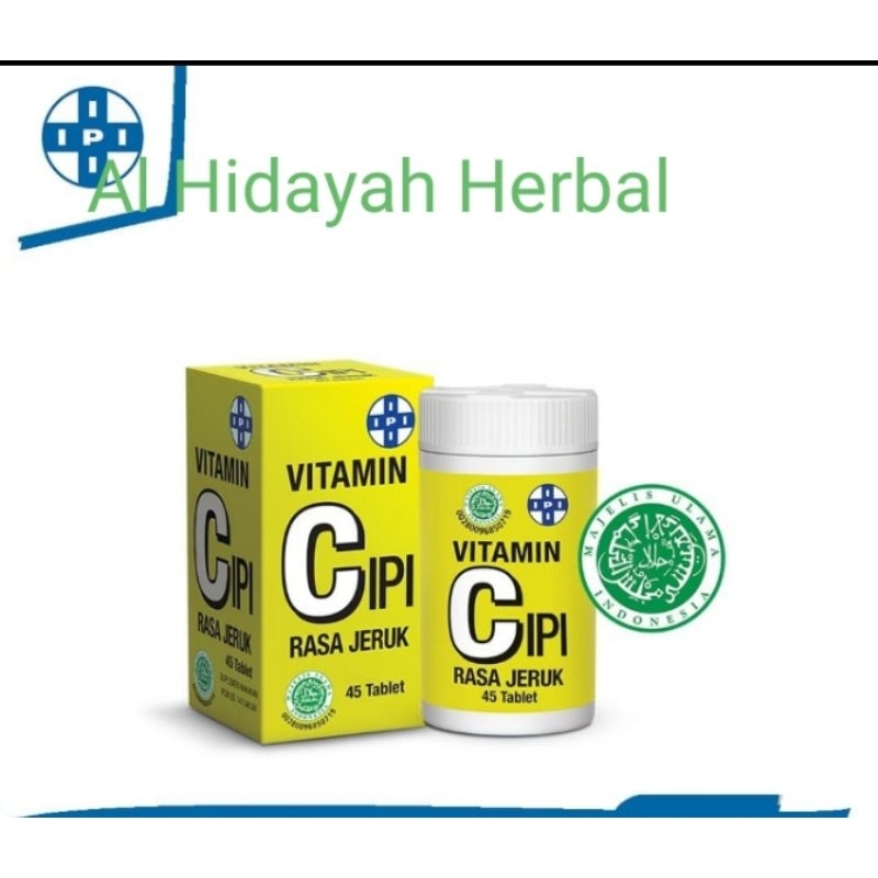 IPI Vitamin C Rasa Jeruk 45Tablet (Mengobati Sariawan)