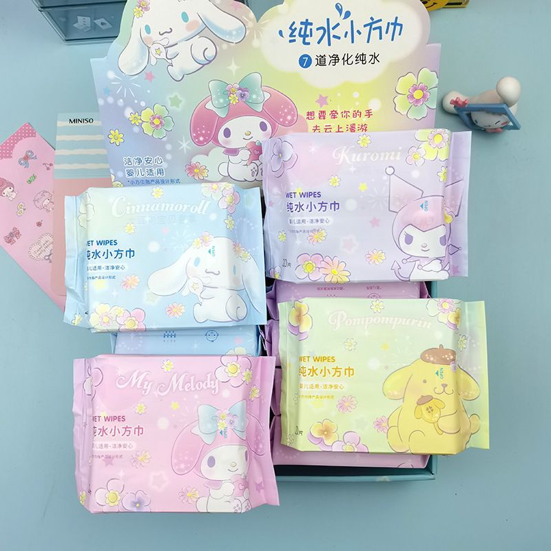 Tissue Basah Original Sanrio Miniso