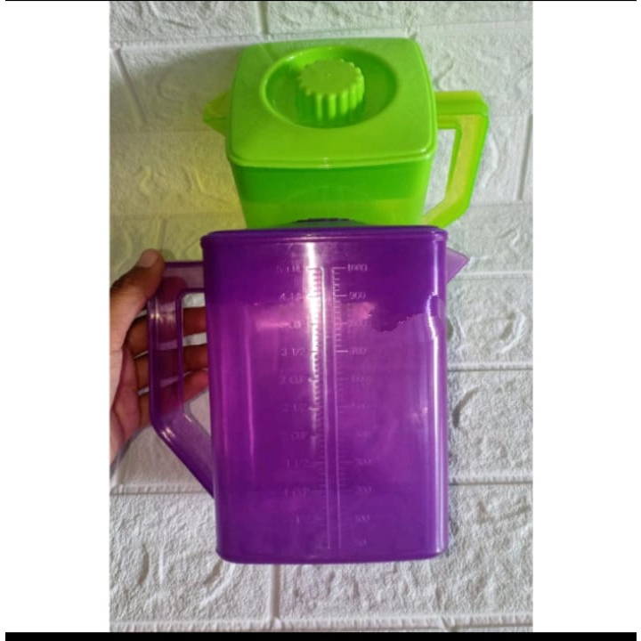 TEKO PLASTIK 1000 ML DORA | ESKAN SEGI PLASTIK WATER JUG 1000 ML