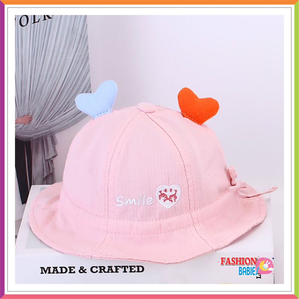 BUCKET HAT 3D IMPORT | TOPI BUNDAR IMPORT / TOPI PANTAI ANAK USIA 1-4 TAHUN UNISEX