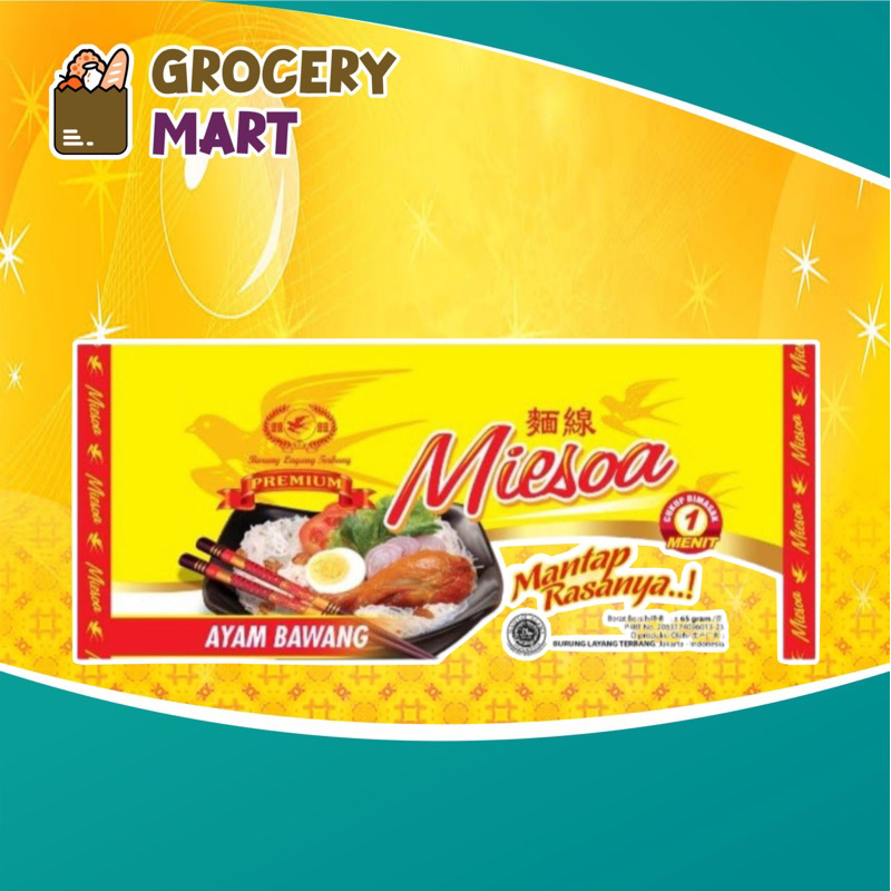 

Miesoa Instant Kuah Rasa Ayam Bawang Ada Bumbu +-65gr