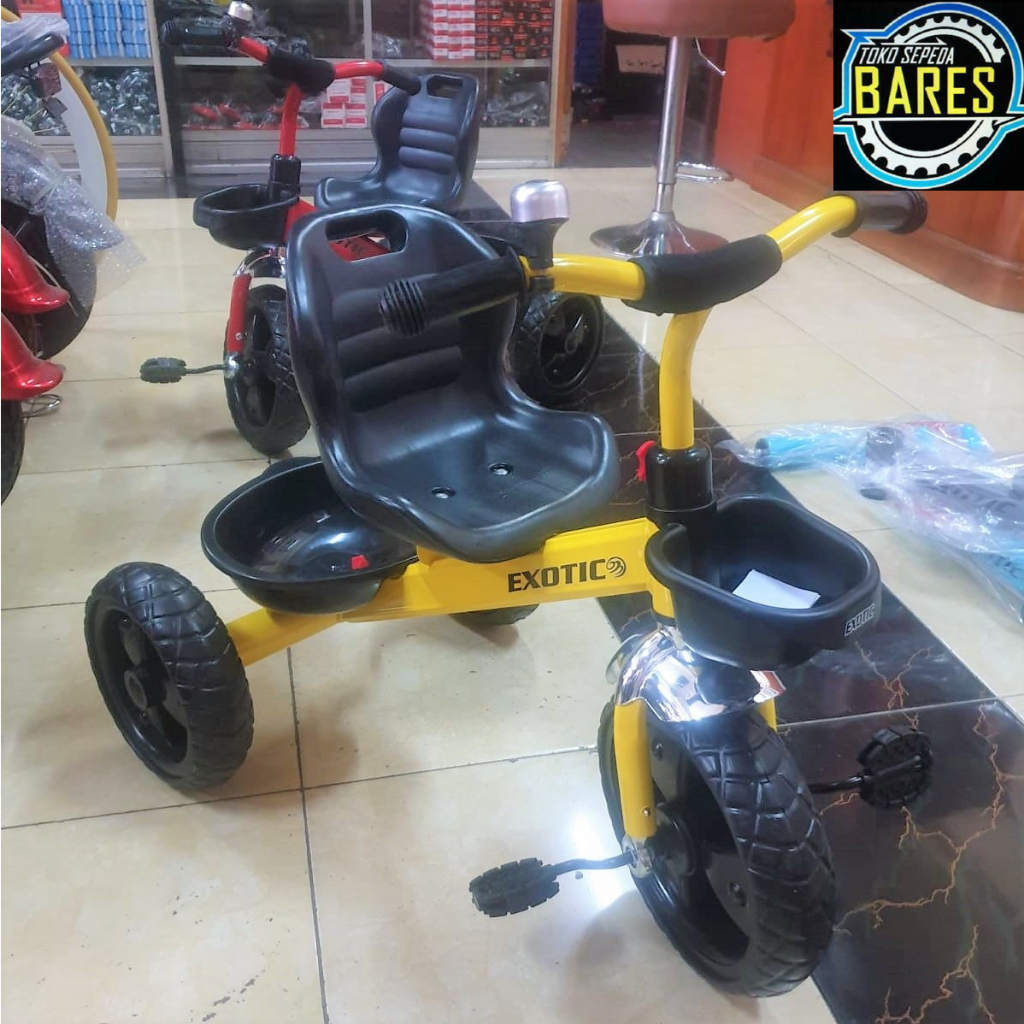 Sepeda Roda Tiga Anak Exotic ET-702 / ET-706 / Tricycle