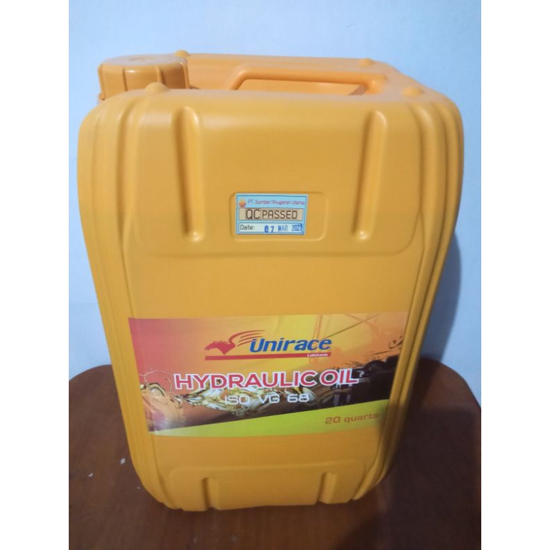OLI HIDROLIK SAE 10 UNIRACE GALON 19 LITER ISO VG 68