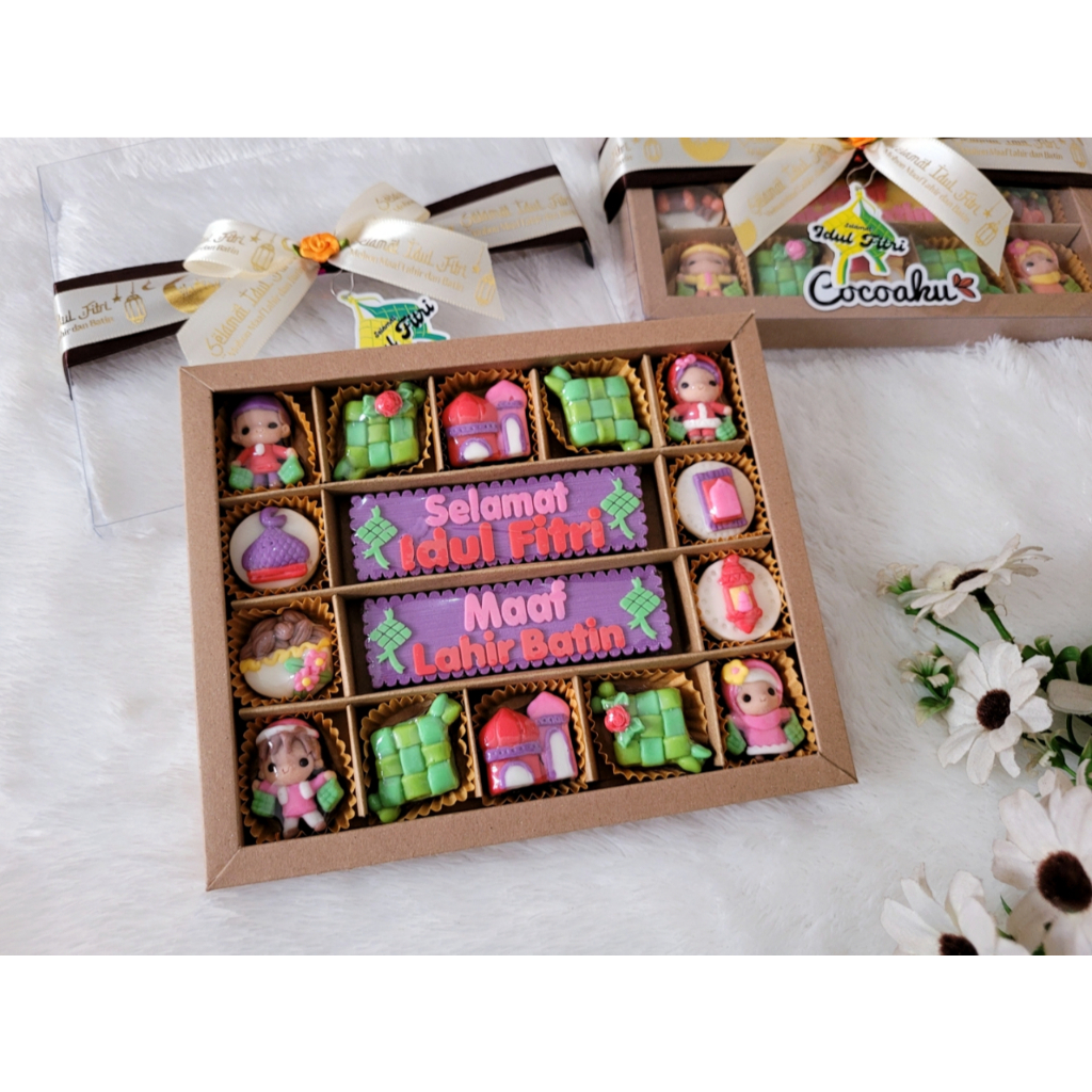 

Coklat Box Tema lebaran / Bingkisan coklat Idul Fitri (Hardcase 20)