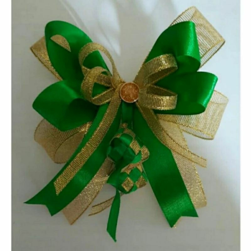 

Ketupat Pita Hias Lebaran / Dekorasi Lebaran / Pita Lebaran / Hiasan Idul Fitri / Pita Idul Fitri - PO10