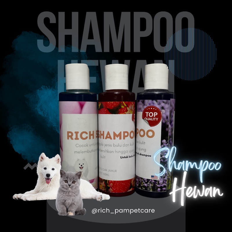 SHAMPOO ANJING SHAMPOO KUCING ANTI KUTU DAN JAMUR