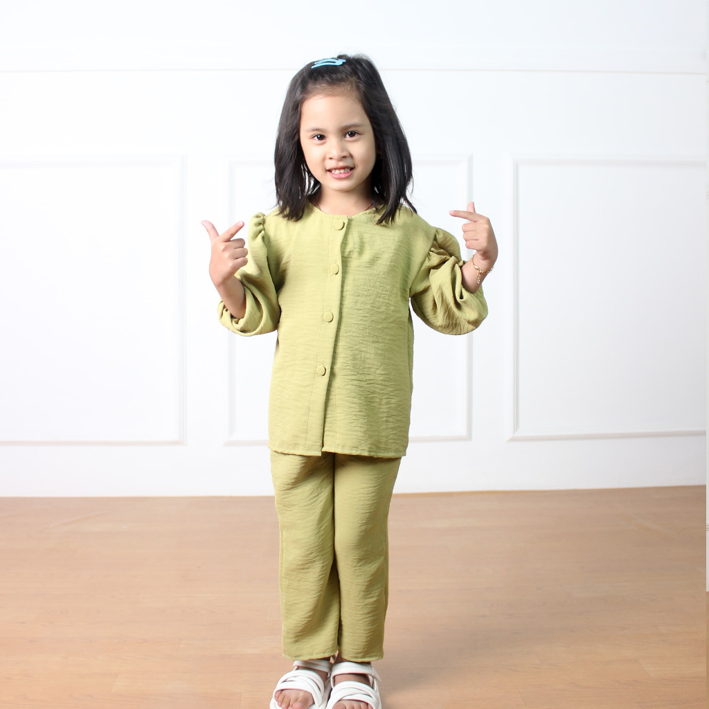 KALILA - ANANTA Setelah Baju Anak Perempuan Umur 1 - 7  Tahun Bahan Cringcle Cay