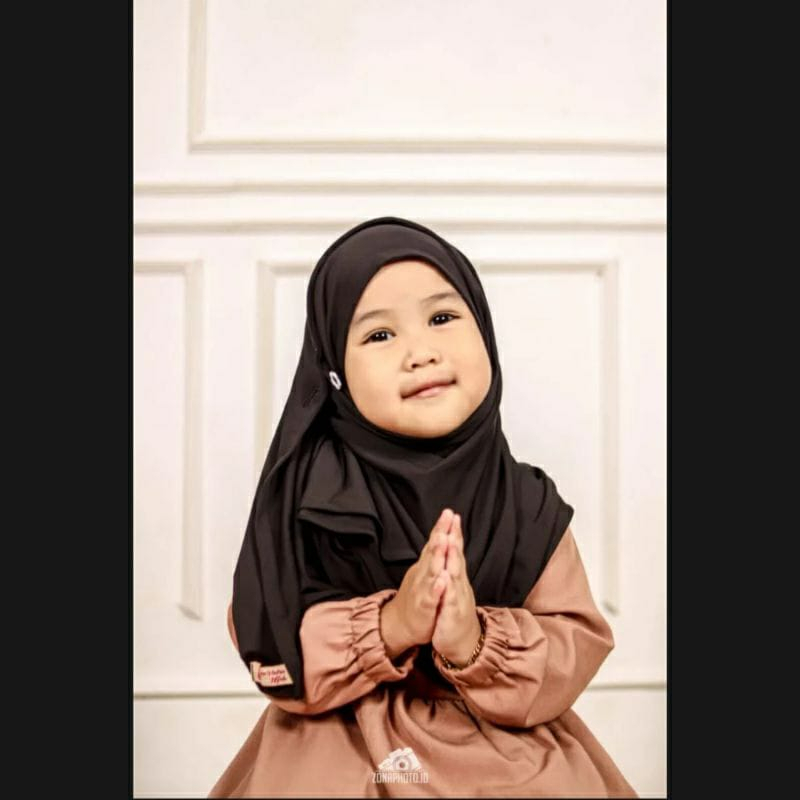 Pashtan Kids Kancing Pashmina Anak Jersey / Jilbab Pashmina Anak Instan Jersey Premium / Pastan Anak Kancing / Pashmina Anak kekinian