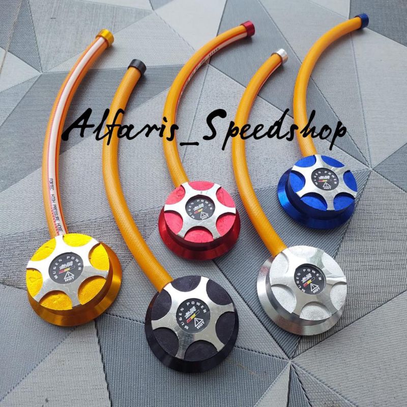 Tutup noken sentrik set selang honda bebek supra grand legenda prima star impressa Tutup sentrik tutup noken set selang honda grand supra prima impressa star legenda bahan almunium warna lengkap