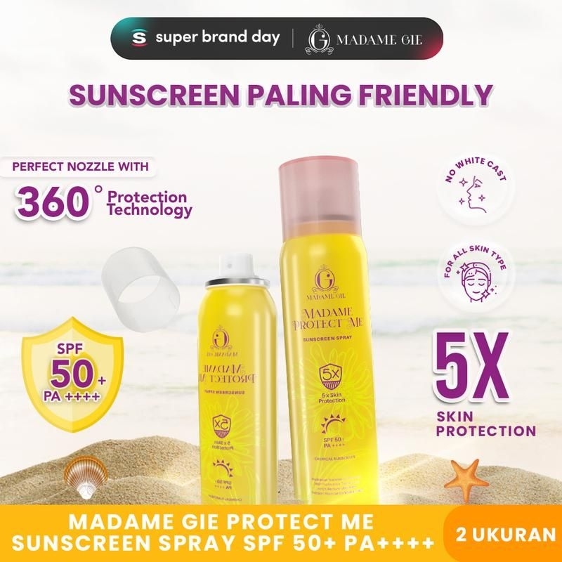 Sunscreen Madame Gie SPF 30 | Madame Gie Sunscreen Spray SPF 50