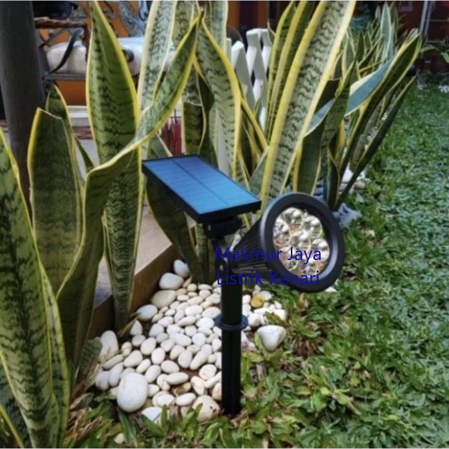 Lampu taman sorot tenaga surya solar cell Led 5W 7W 5 Watt 7 Watt LED