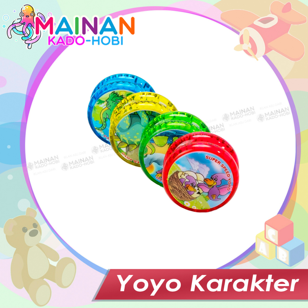 MAINAN EDUKASI ANAK YOYO TOYS KARAKTER DINO