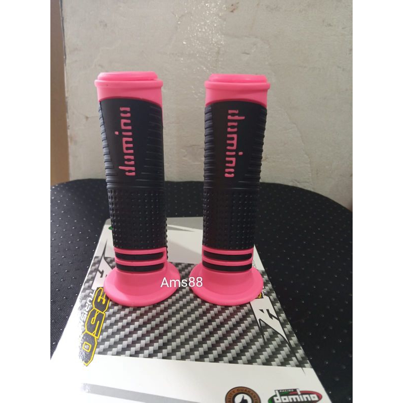 Handgrip Domino Grip Handgrip Black Pink Handfat Universal Motor Beat Vario Mio Scoopy Fino Xeon Nmax Aerox pcx Dll