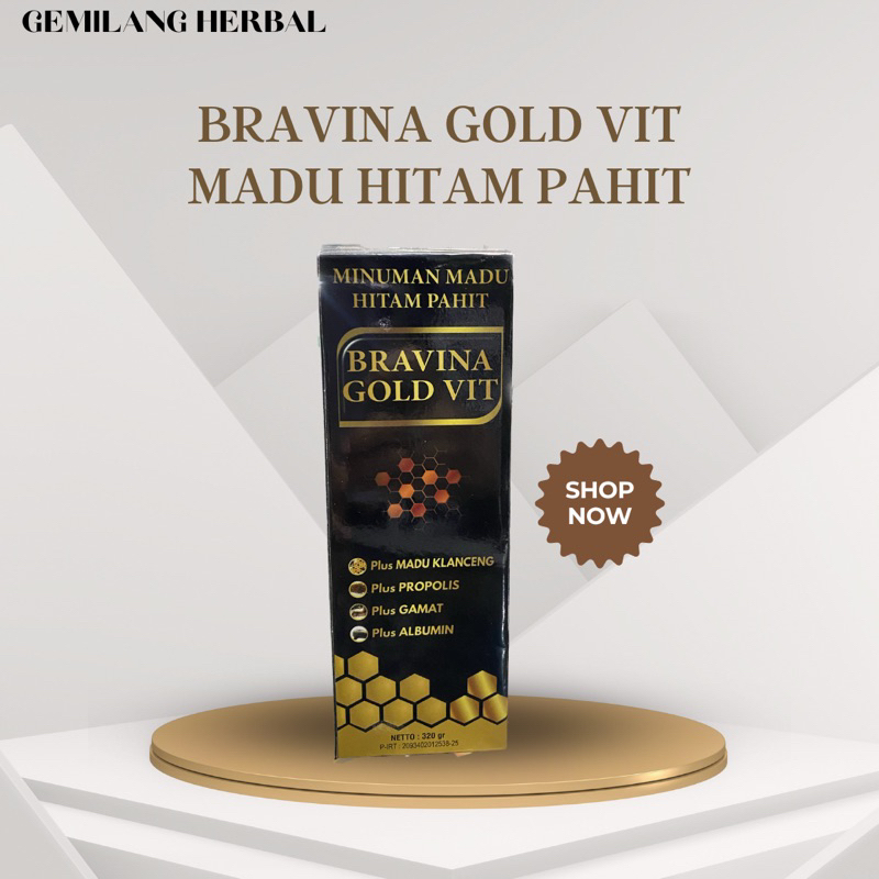 

BRAVINA GOLD VIT Madu Hitam Pahit