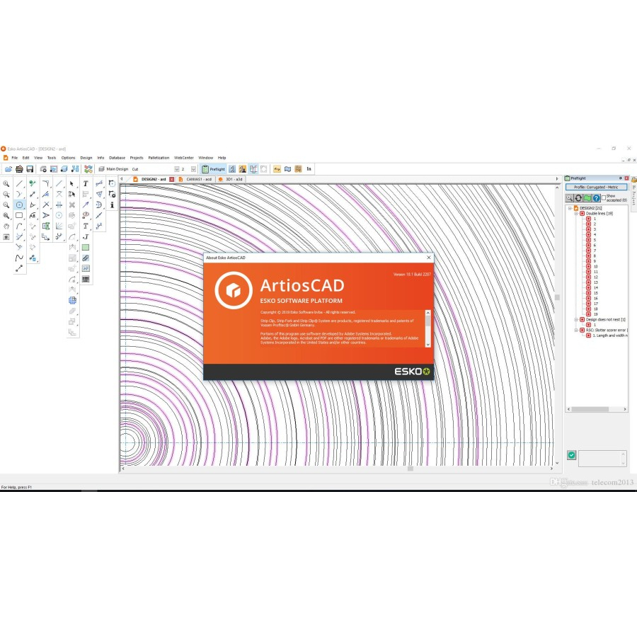 Esko ArtiosCAD 22.07.2985