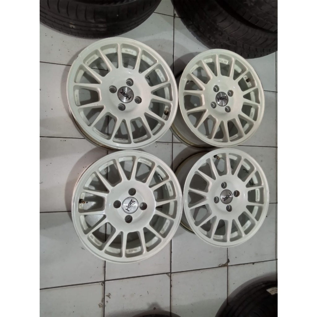 Velg Mobil Bekas Murah Ring 15 FE02 HSR R15 Lebar 6,5 Lubang 4 ET 40