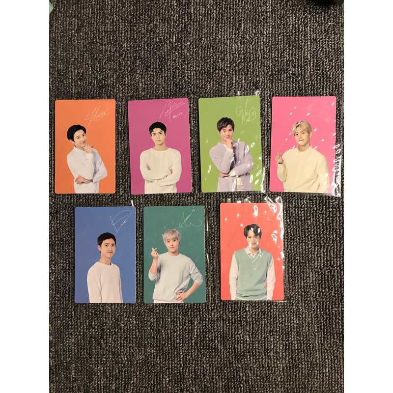 Photocard Official Chanyeol, Baekhyun,sehun