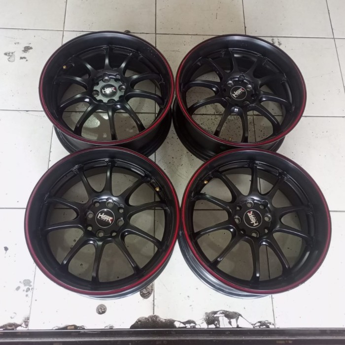 Velg Mobil Bekas Ring 17 KABUTO HSR R17 Lebar 7 Lubang 4