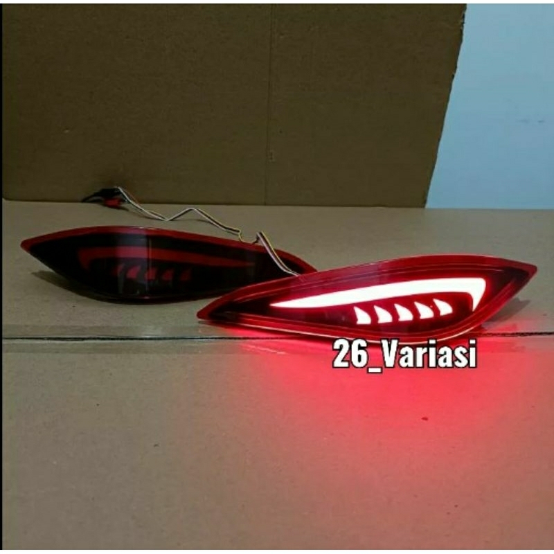 All New Rush Terios 2018 Led Lampu Reflektor  Bemper Belakang All New Rush Terios 2018